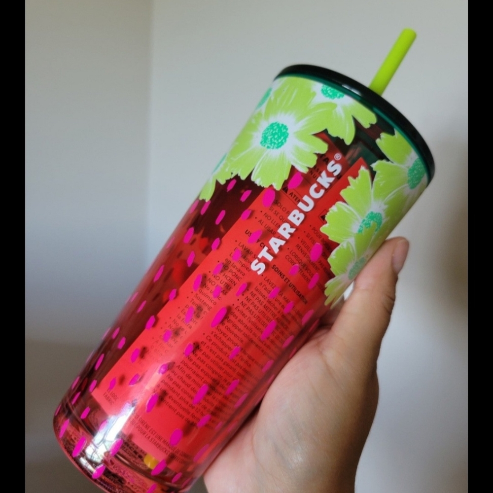 Starbucks- Strawberry Glass Tumbler - Picture 6 of 6